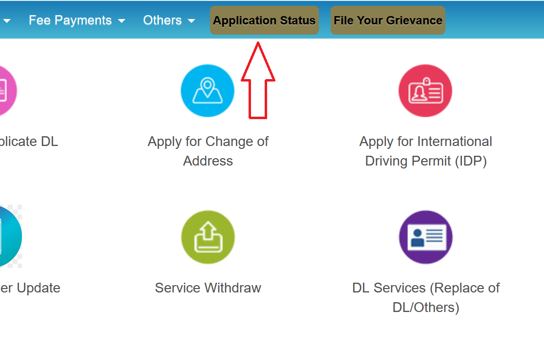 DL Application status